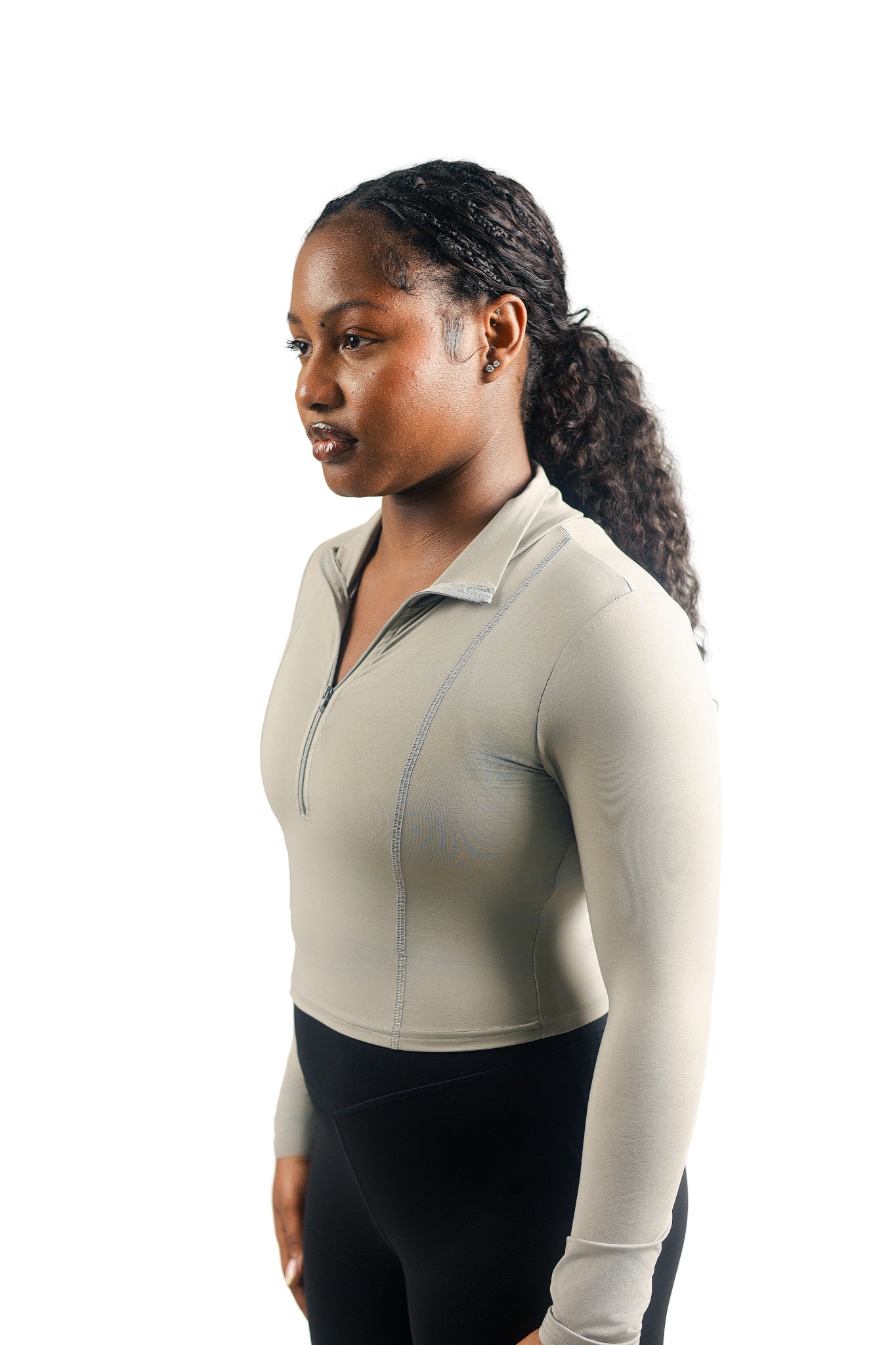 Cropped 1/4 Zip