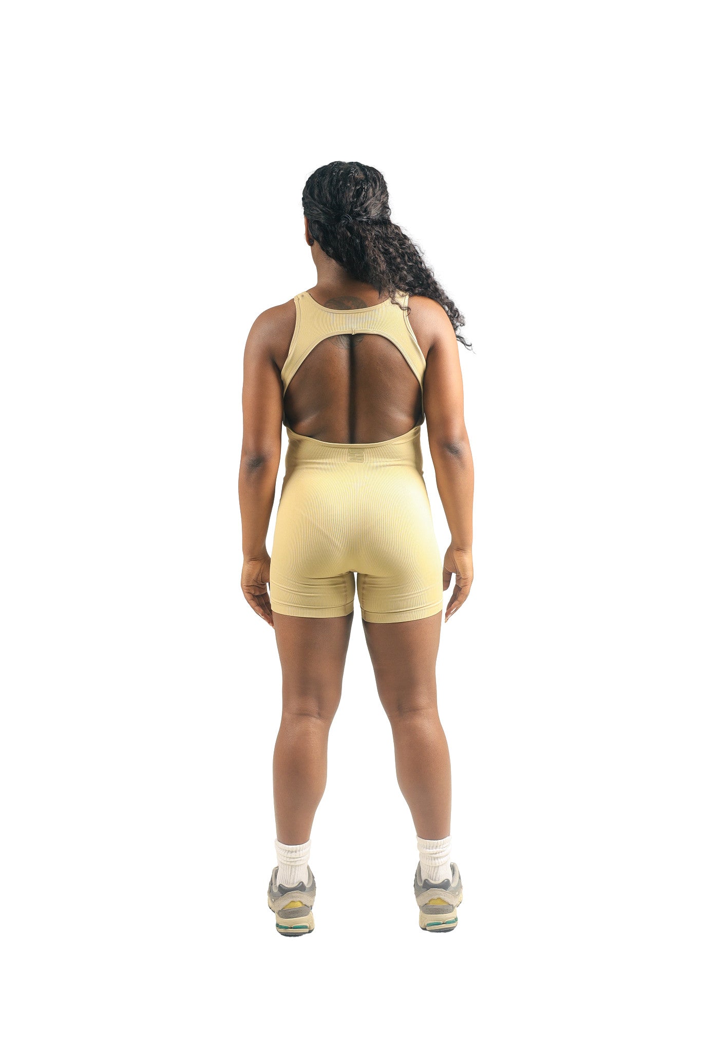 Open Back Active Romper