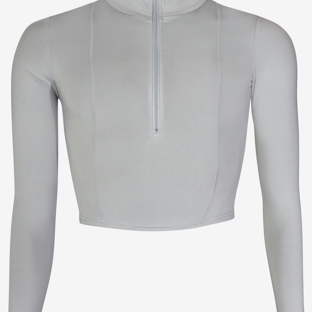 Cropped Quarter Zip