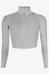 Cropped Quarter Zip