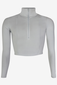  Cropped Quarter Zip